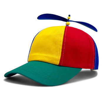 Adult Rainbow Propeller Top Hat