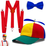 Rainbow Propeller Hat Costume Set