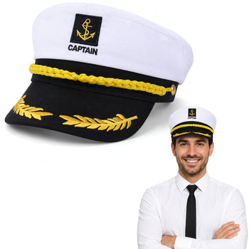 Captain Sailor Hat with Anchor Tag